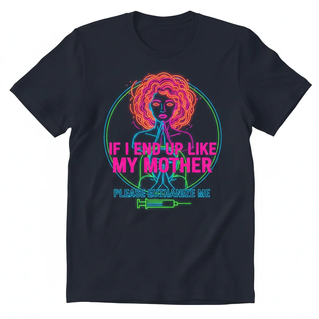 Funny Mom Sarcastic T-Shirt | Unique Cotton Graphic Tee