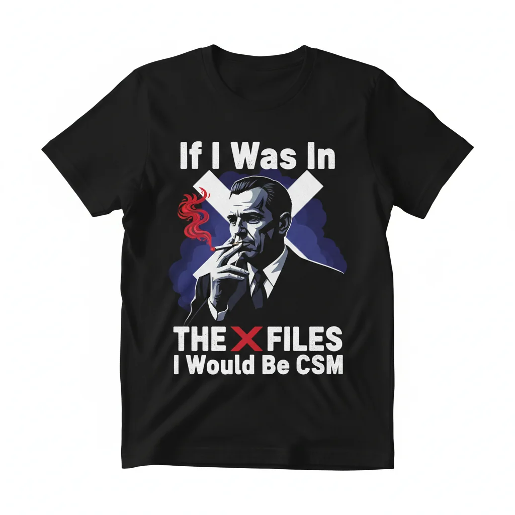 X-Files CSM Cigarette Smoking Man Graphic T-Shirt – Essential Sci-Fi Fan Apparel