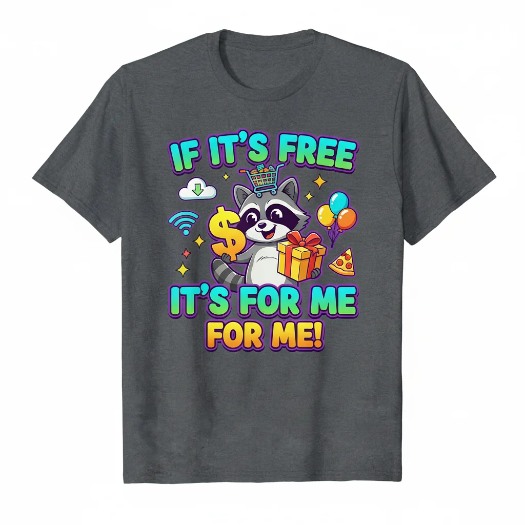 Embrace the Joy of 'If It's Free It's For Me' Premium Tee