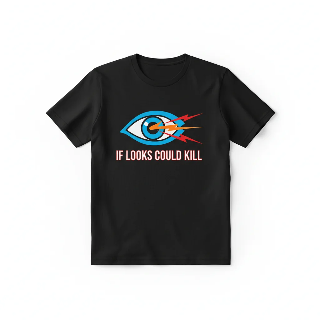 The Gaze of Power: 'If Looks Could Kill' Premium Tee