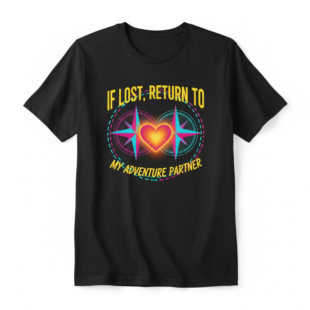 Custom Couple Shirts: If Lost, Return To My Soulmate Matching Tees