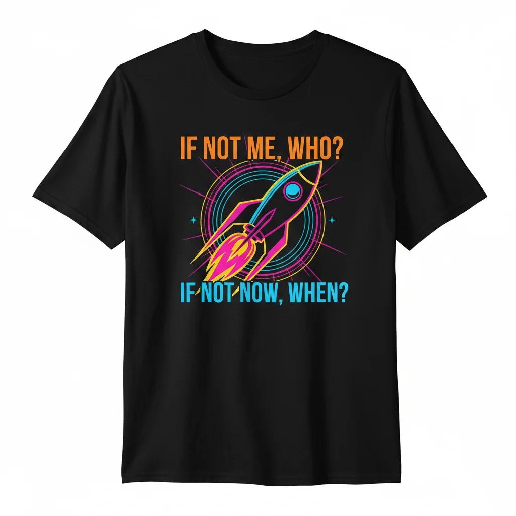 Inspiring 'If Not Me, Who? If Not Now, When?' Essential Unisex T-Shirt – Premium Cotton