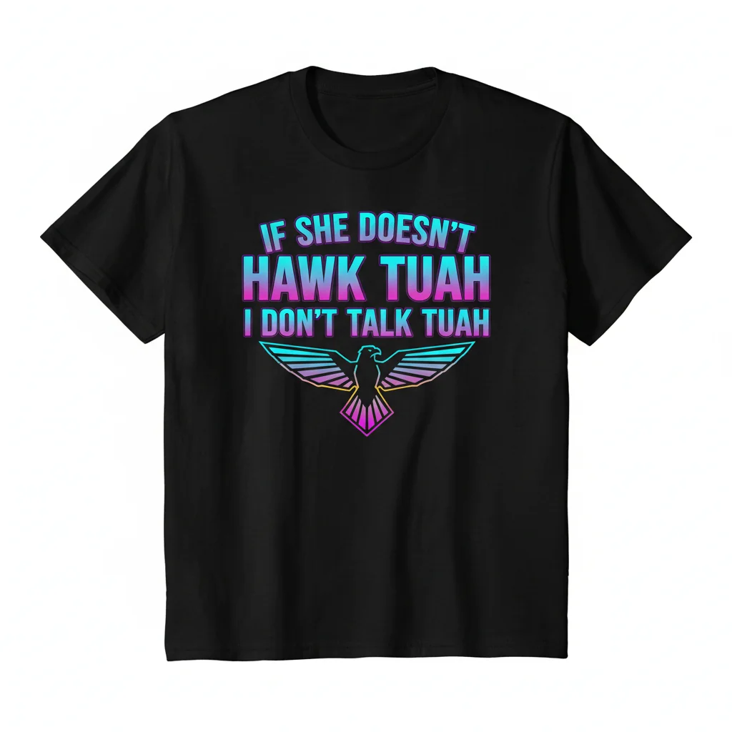 The "Hawk Tuah" Statement Tee | Viral Culture Inspired Art