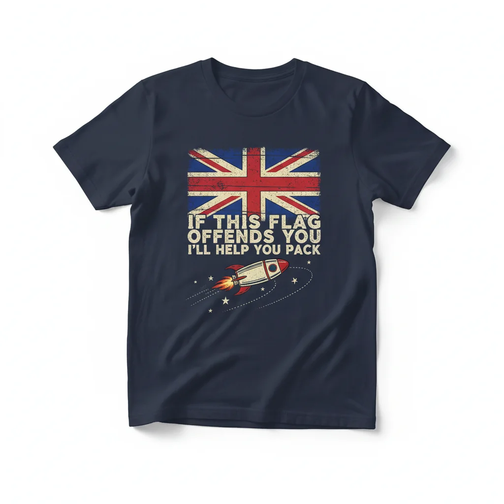 Stand Tall, Fly Free: The Union Flag Statement Tee