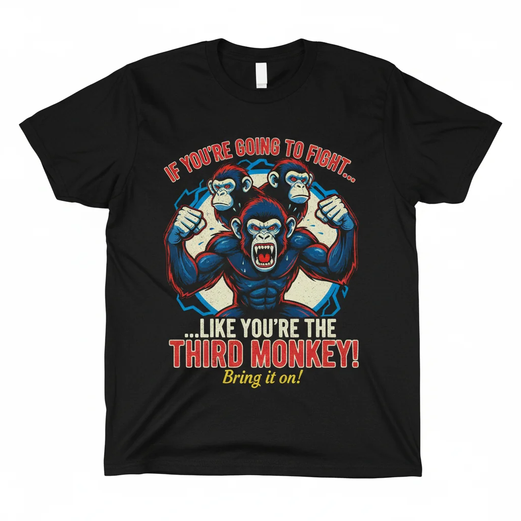 Third Monkey Fight Club Tee