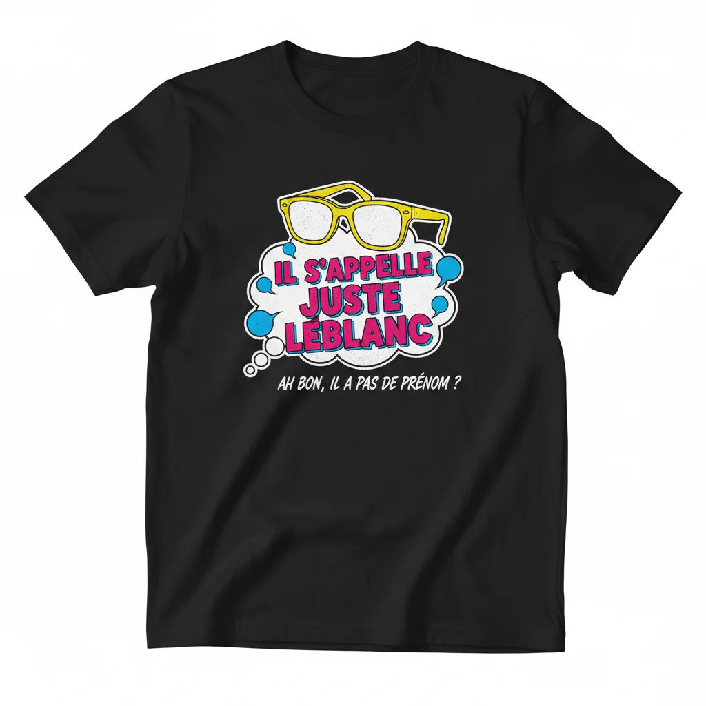 T-Shirt Essentiel "Juste Leblanc (Le Dîner de Cons)" – Confort & Durabilité Premium