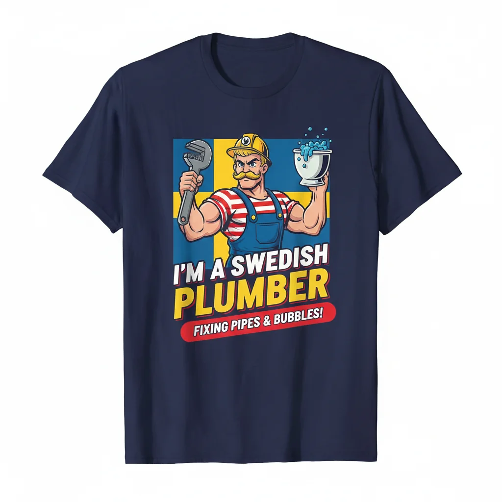 Swedish Plumber Essential T-Shirt – Comfortable & Stylish Tee
