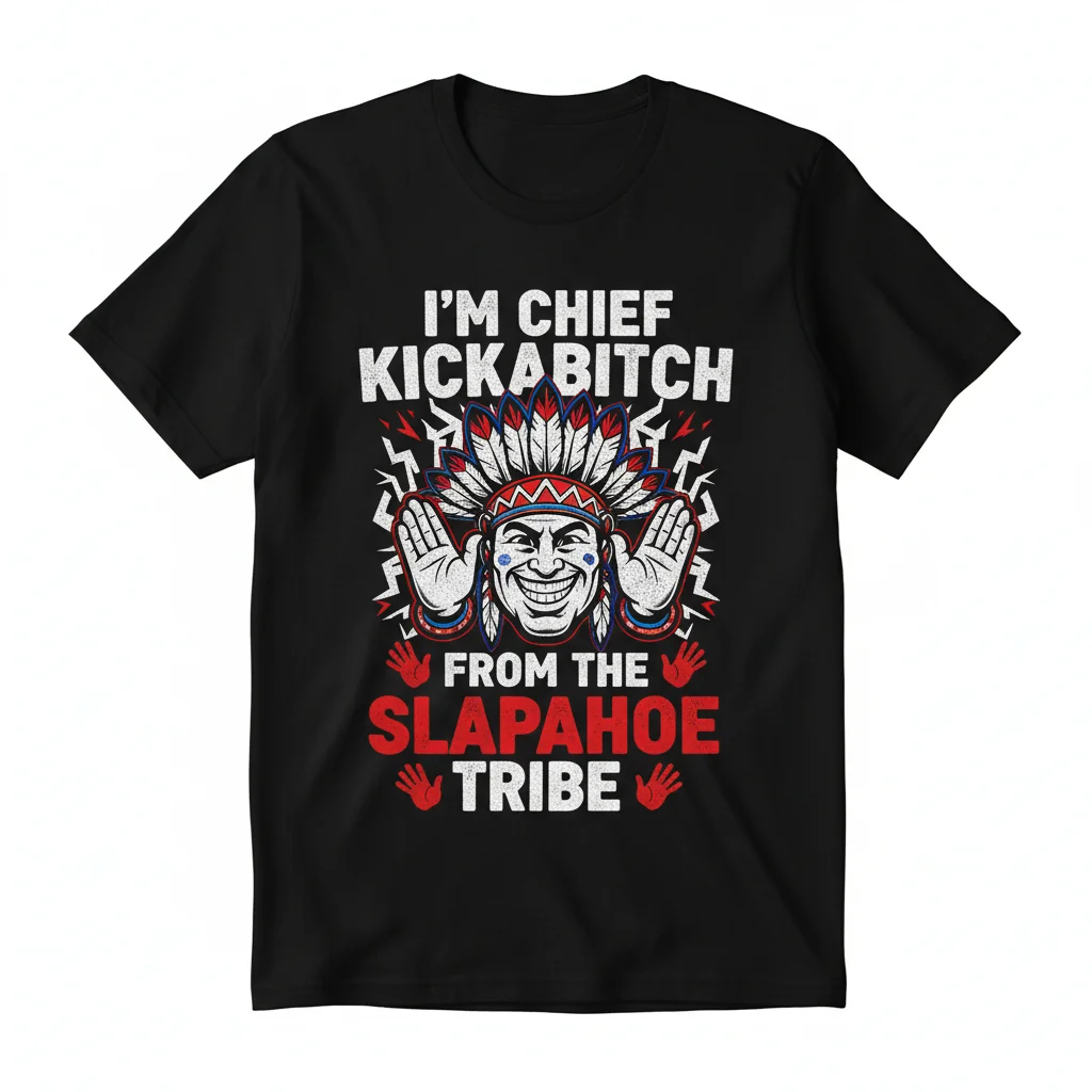 Chief Kickabitch Slapahoe Tribe Humorous Essential T-Shirt