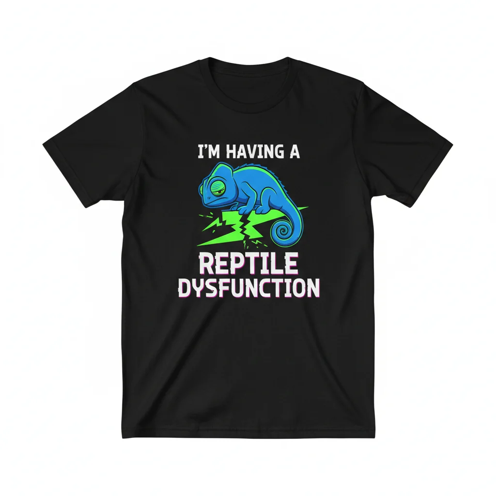 Reptile Dysfunction Meme Essential T-Shirt – Funny Reptile Lover Gift