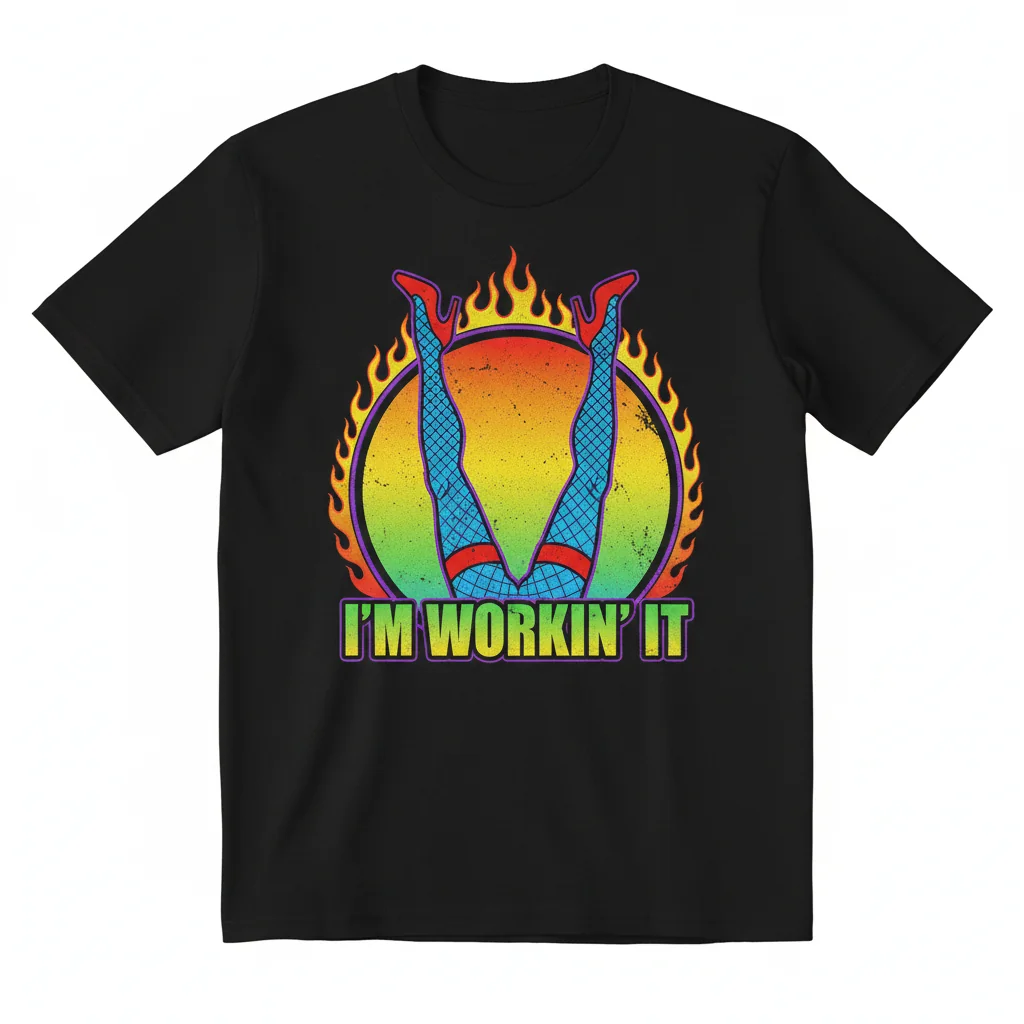 Embrace Playfulness: 'I'm Lovin' It Legs' Essential Tee