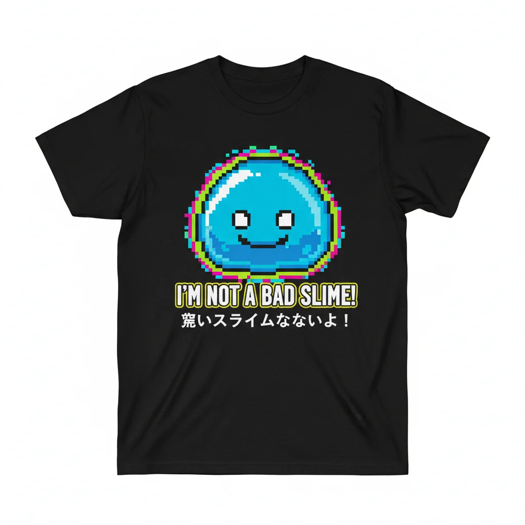 Rimuru Tempest "I'm Not a Bad Slime" T-Shirt - That Time I Got Reincarnated as a Slime Anime Tee
