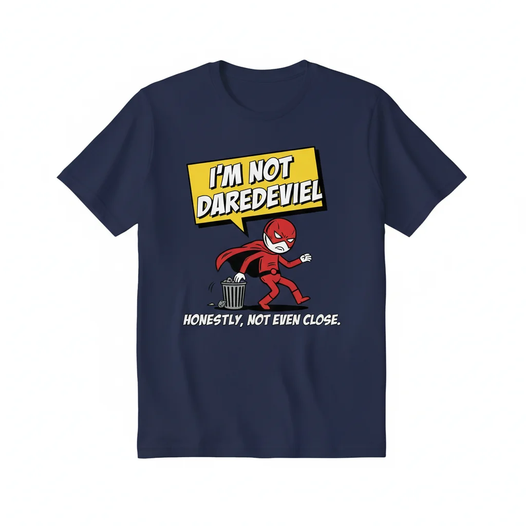 I'm Not Daredevil Essential T-Shirt – Funny Superhero Fan Tee