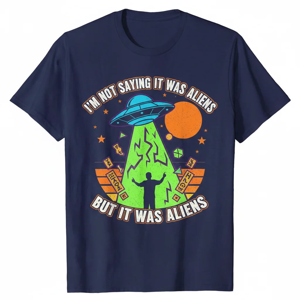 Embrace the Unexplained: The 'It Was Aliens' Essential Tee