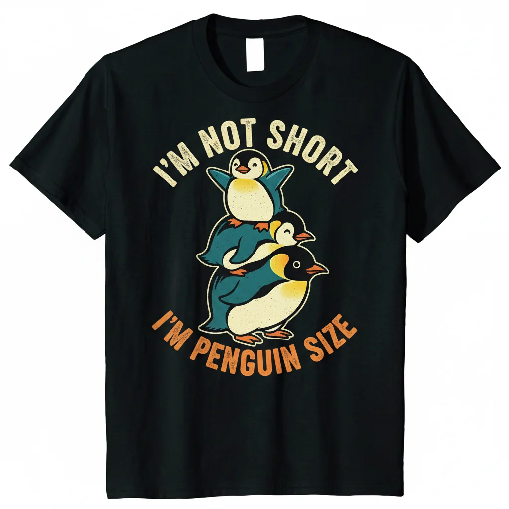 Funny Penguin Size Essential T-Shirt - Not Short Just Adorable