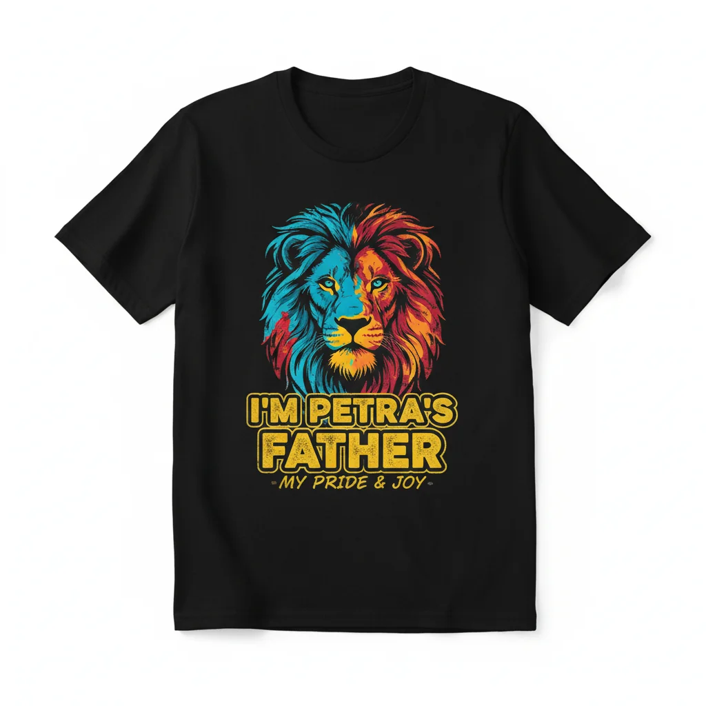 Petra's Father T-Shirt – Premium 100% Cotton Tee for Dads