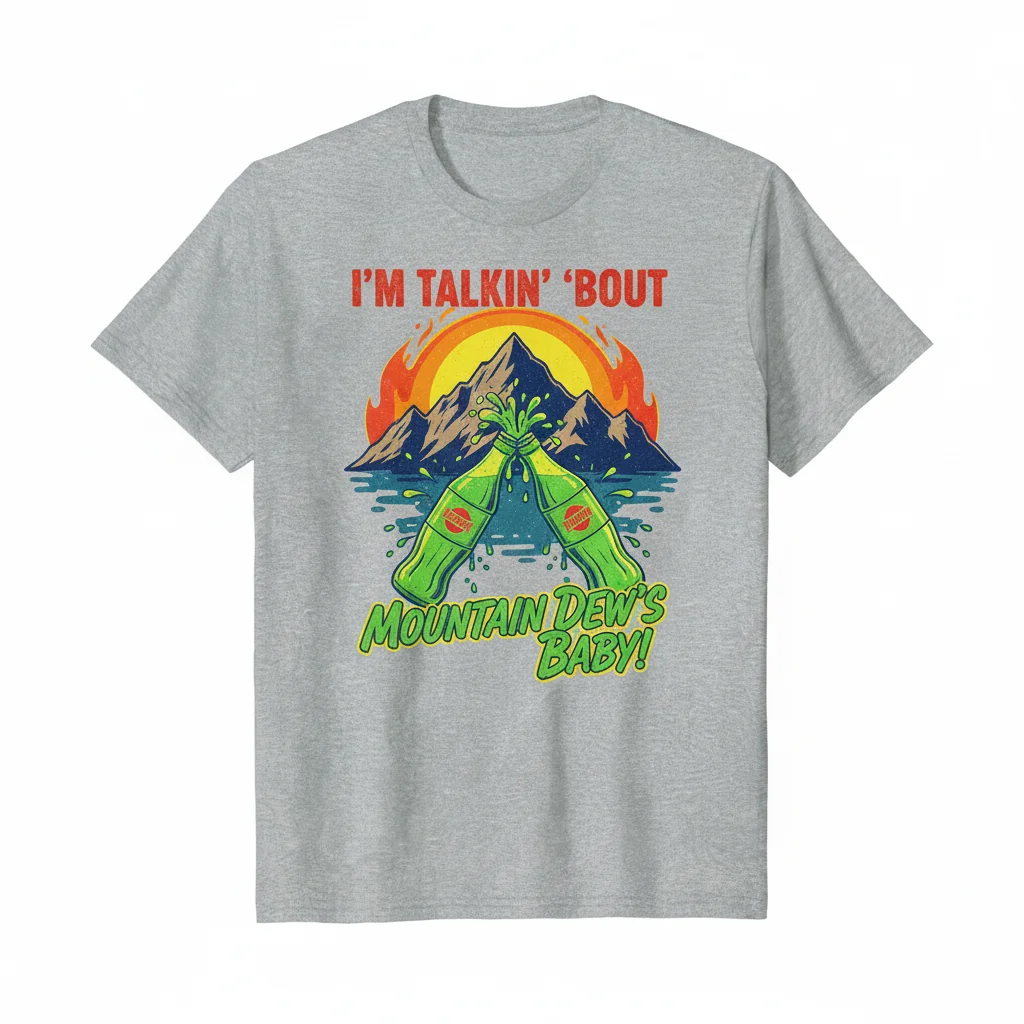 "I'm Talking 'Bout Mountain Dews Baby" - The Chill Vibe Tee