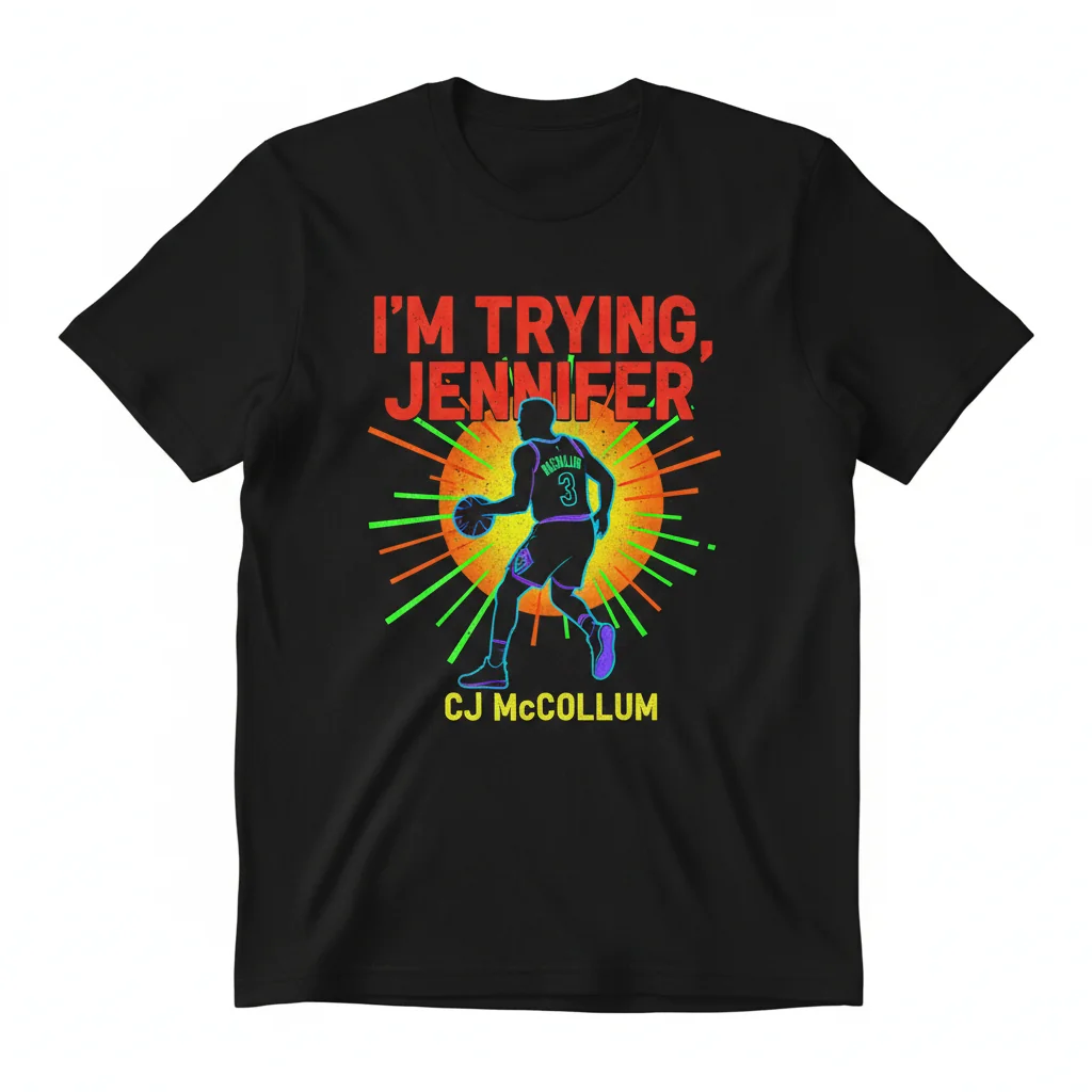 CJ McCollum 'I'm Trying Jennifer' Street Tee