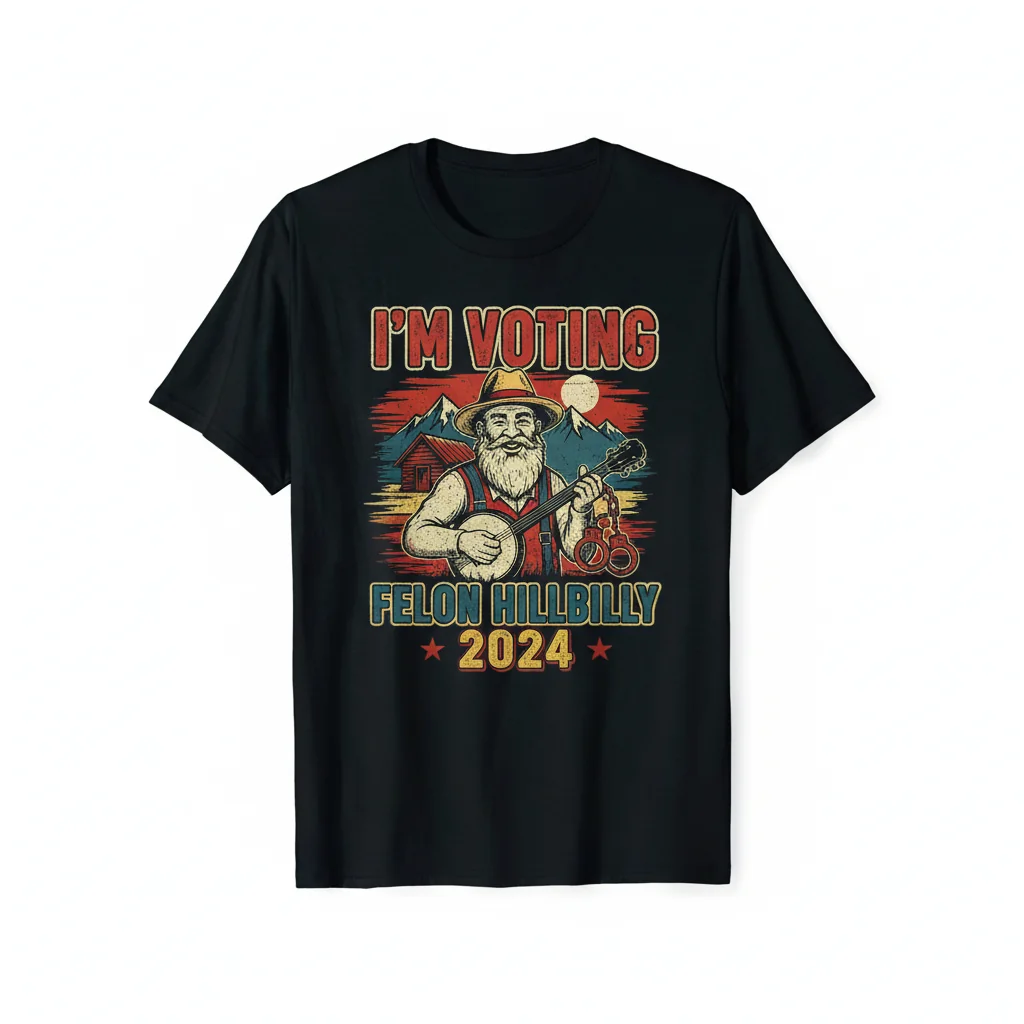 Felon Hillbilly 2024: A Statement of Spirit & Style Tee