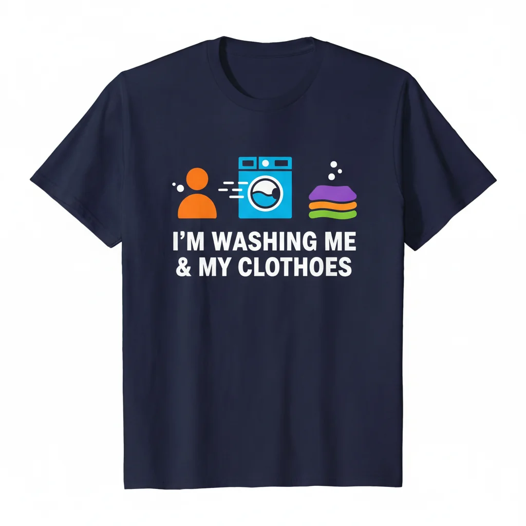 Embrace Your Fresh Start: The "I'm Washing Me and My Clothes" Essential T-Shirt