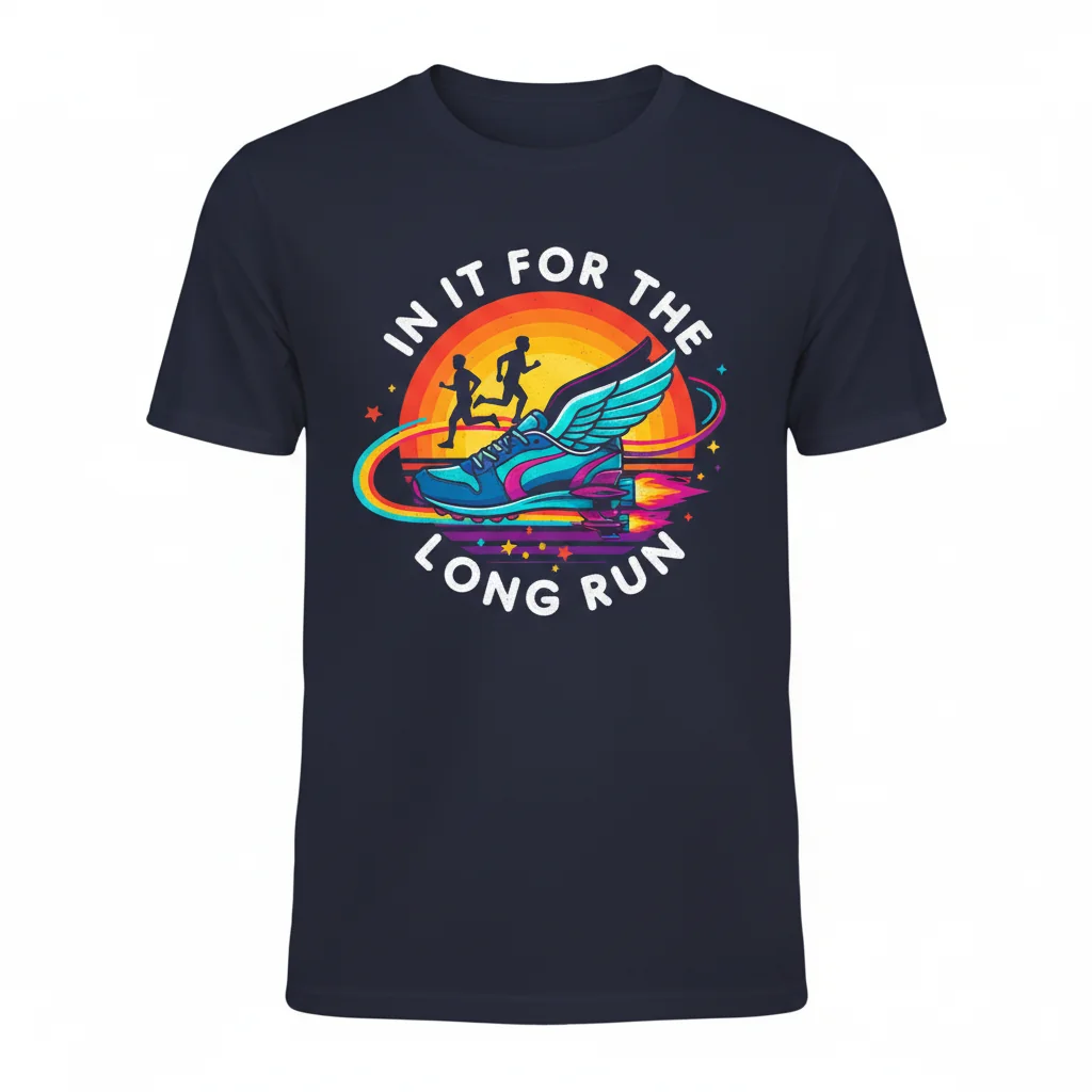 "In It For The Long Run" Essential T-Shirt - Comfortable & Stylish Everyday Tee