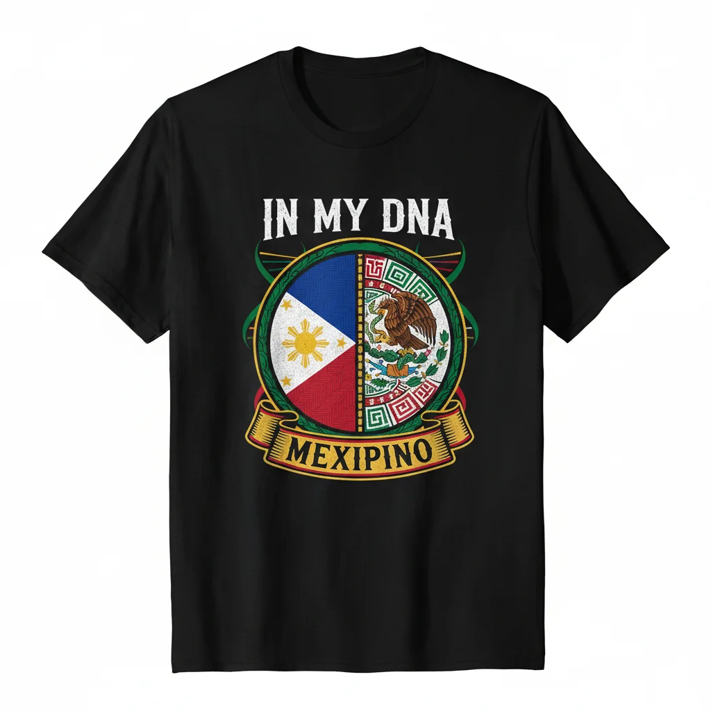 Mexipino DNA Filipino Mexican Heritage Essential T-Shirt