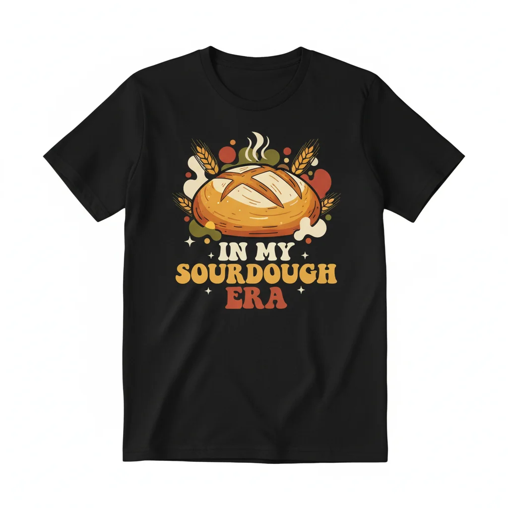 Camiseta 'In My Sourdough Era' - Algodón Premium, Ajuste Retail