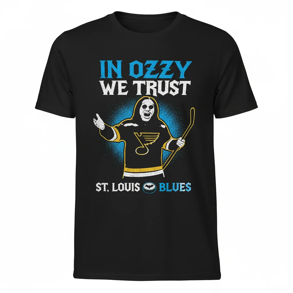 Ozzy We Trust St. Louis Blues Fan Tee – Ultimate Durability & Comfort