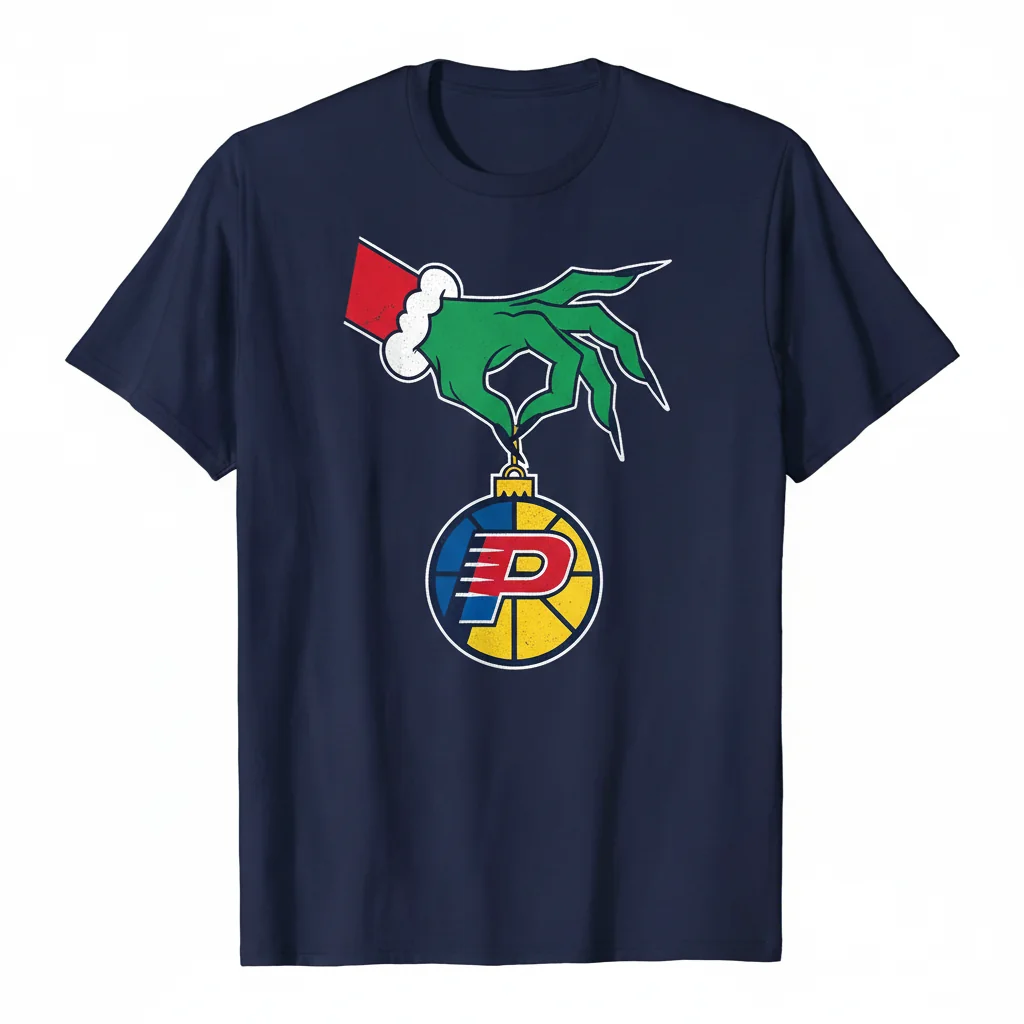 Pacers Grinch Hand Ornament – Holiday Drop