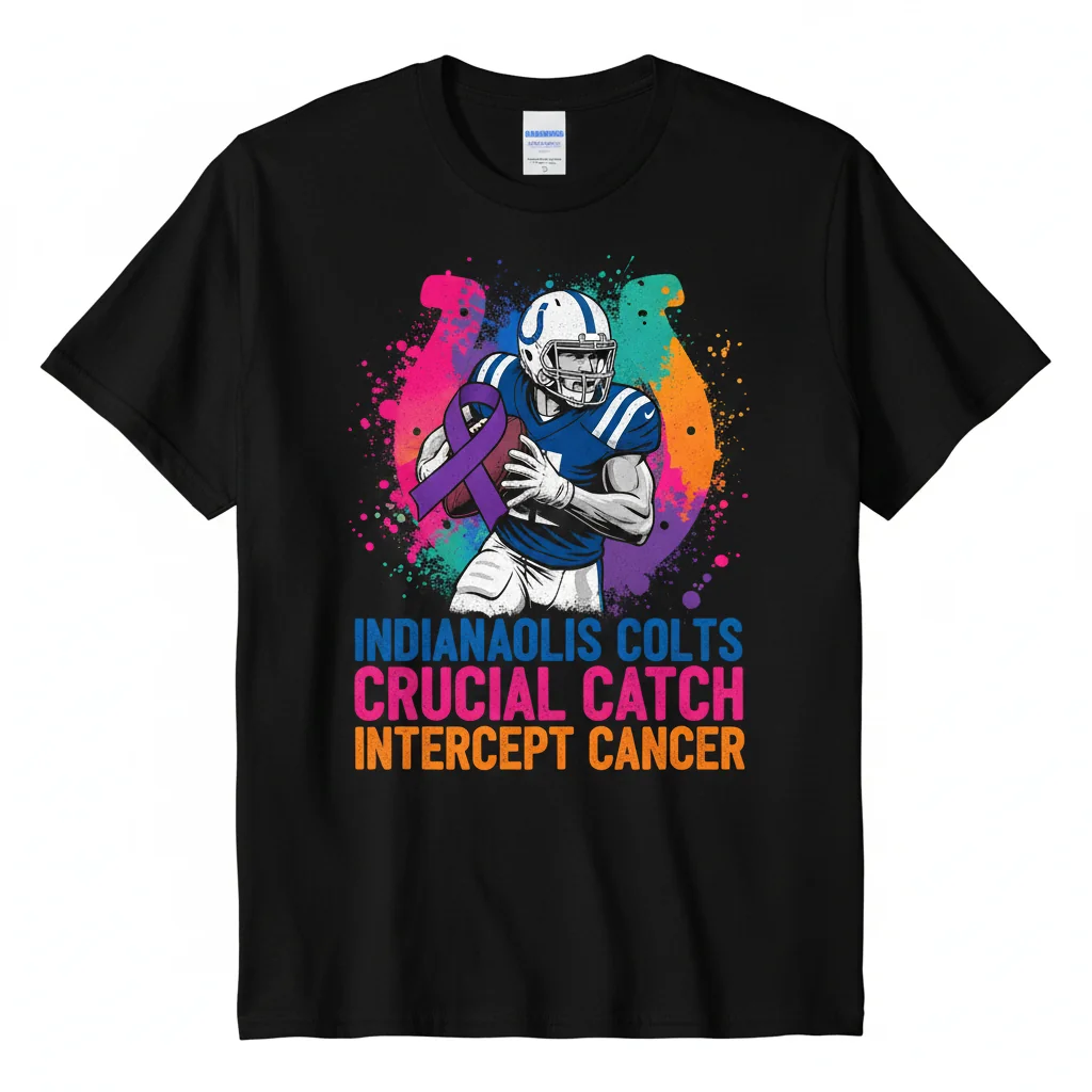 Colts Crucial Catch: Intercept & Conquer Tee