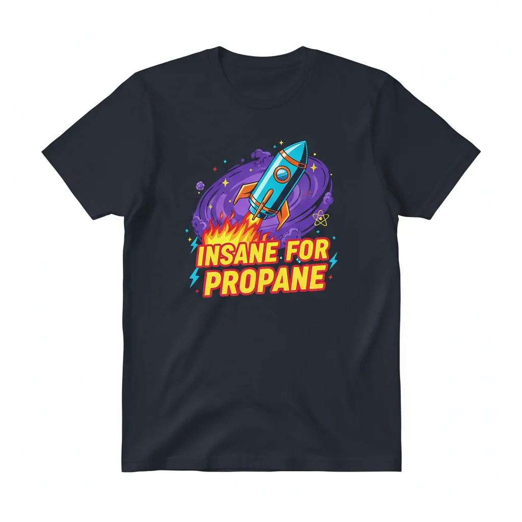 Insane for Propane Essential T-Shirt - Premium Cotton Graphic Tee