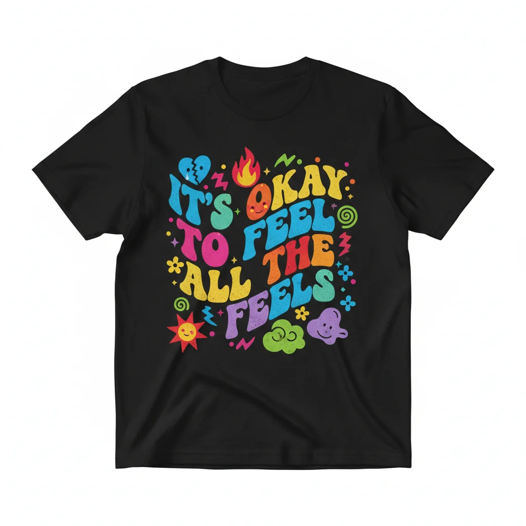 Inside Out 'It's Okay To Feel All The Feels' Essential T-Shirt
