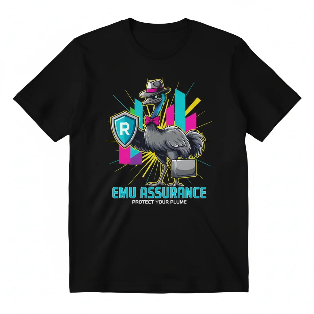 Insurance Emu Essential T-Shirt – Unique Wildlife Art Tee