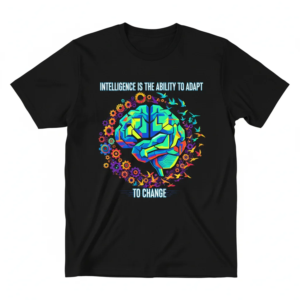 Camiseta 'La inteligencia es la capacidad de adaptarse al cambio'