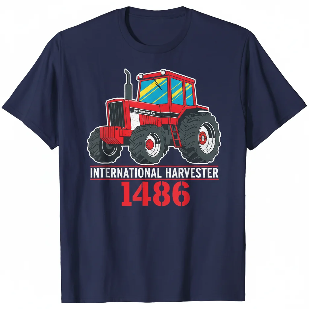 International Harvester 1486 Tractor Essential T-Shirt - IH Farm Equipment Apparel