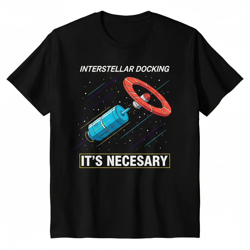 Interstellar Docking: "It's Necessary" – Premium Durability Essential T-Shirt