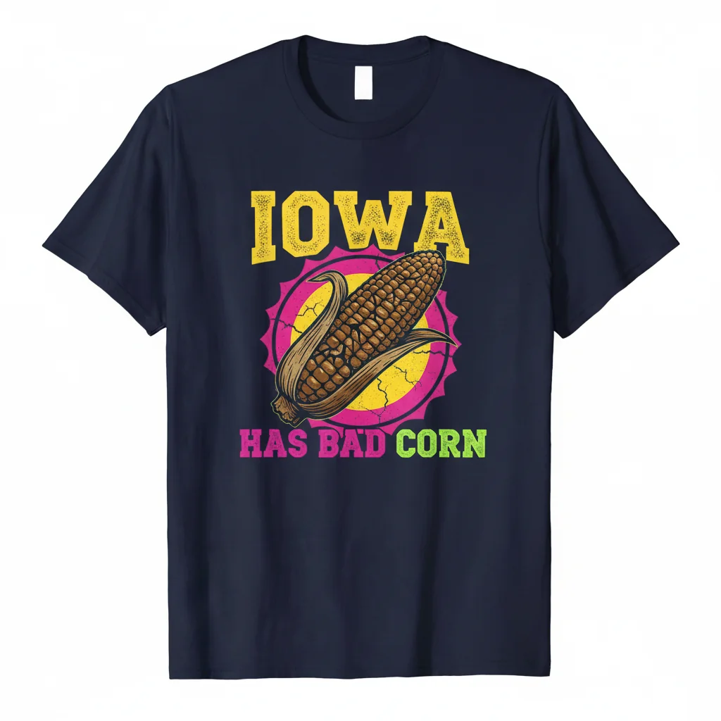 Iowa's Bold Statement: The 'Bad Corn' Essential Tee