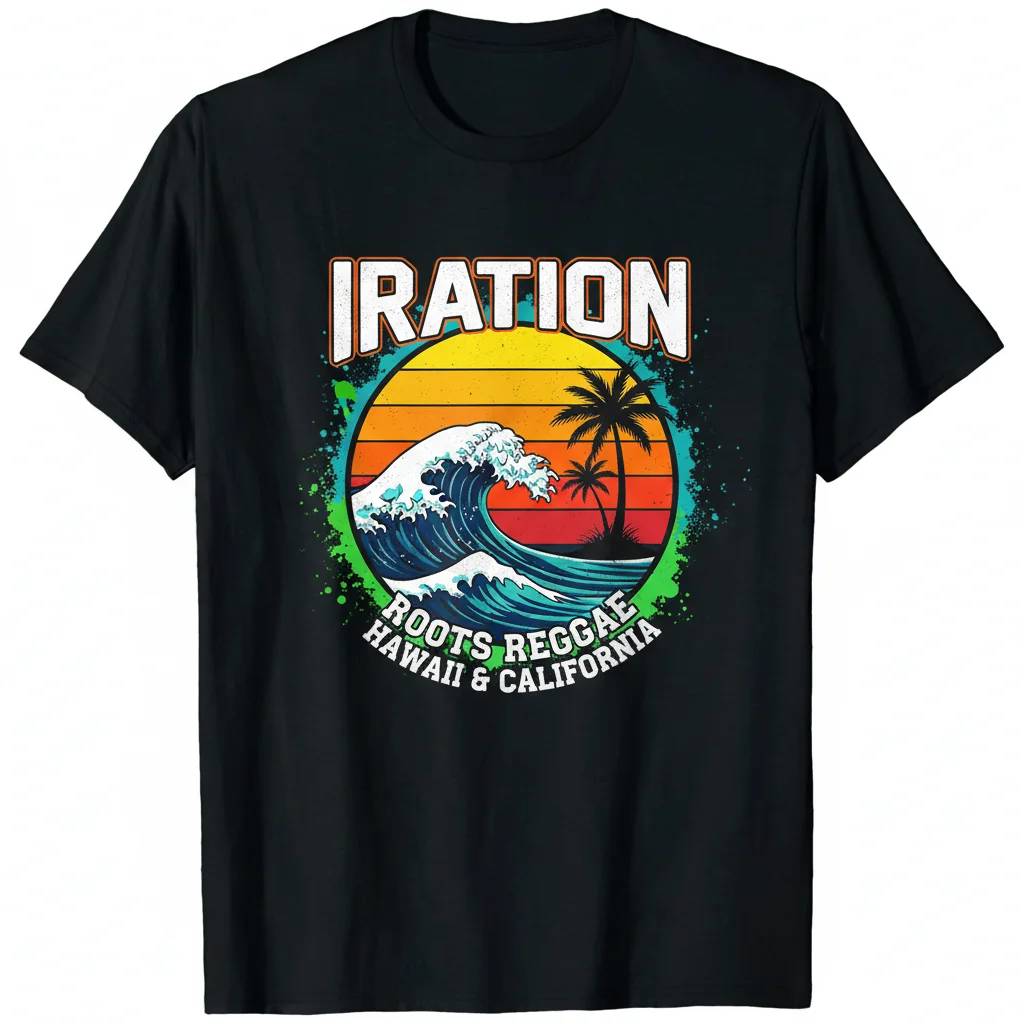 Iration Band Men's Heavyweight T-Shirt - Black, Size S