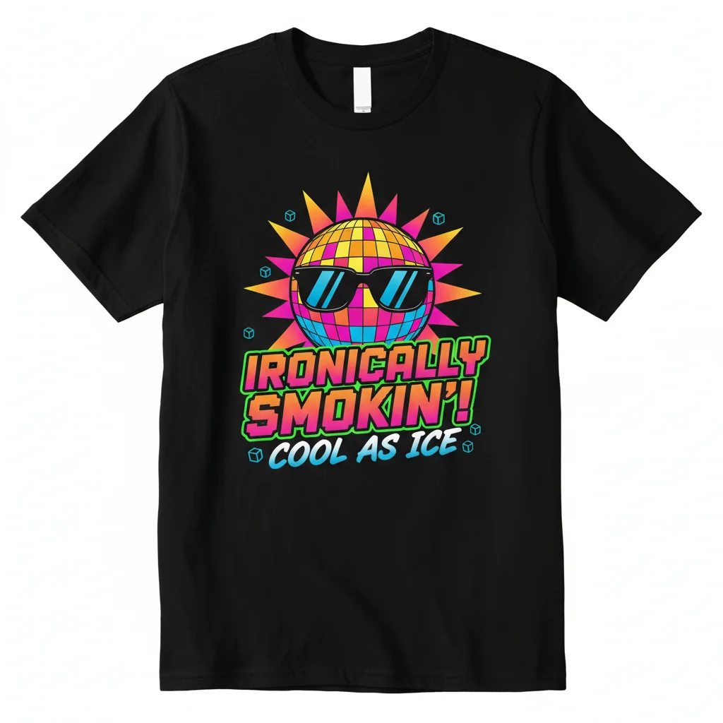 Ironically Hot Funny Sarcastic Graphic T-Shirt