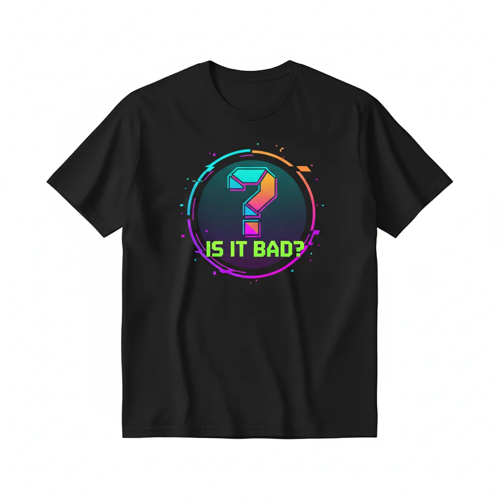 The "Is It Bad" Essential Tee: Unrivaled Comfort & Lasting Style