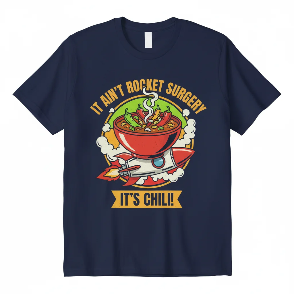 The 'It Ain't Rocket Surgery, It's Chili' Original Art Tee
