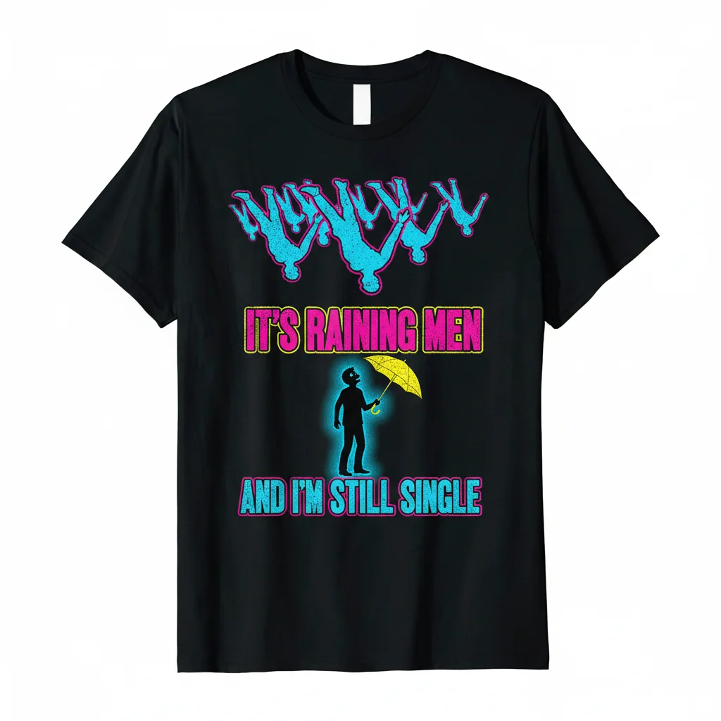 Raining Men Single Tee | Unisex Streetwear Graphic