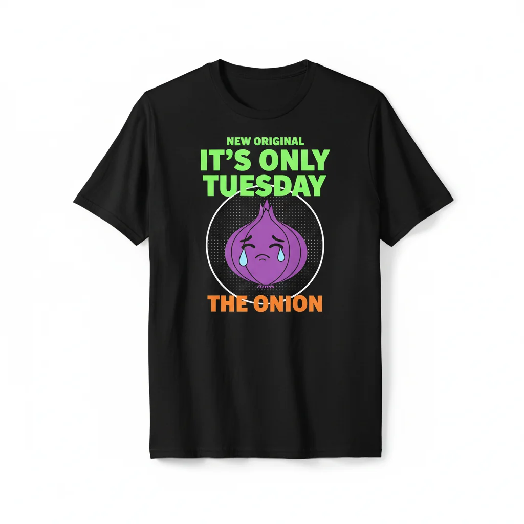 Embrace the Weekday Whimsy: The "It Only Tuesday" Onion Tee