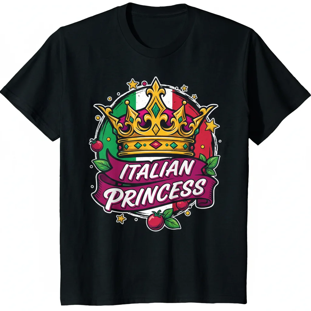 Italian Princess Essential T-Shirt – Premium Ring-Spun Cotton Tee