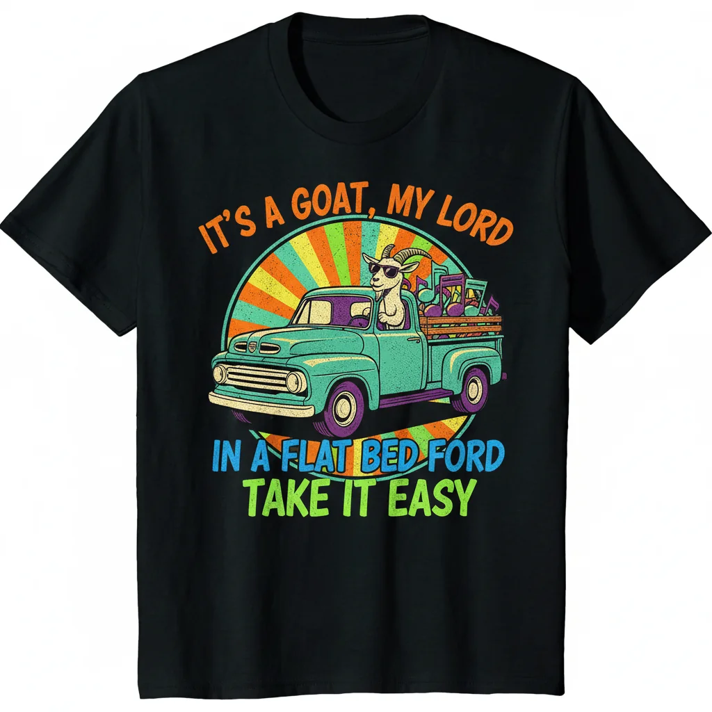 Take It Easy, My Lord: The Iconic Goat & Flatbed Ford Tee
