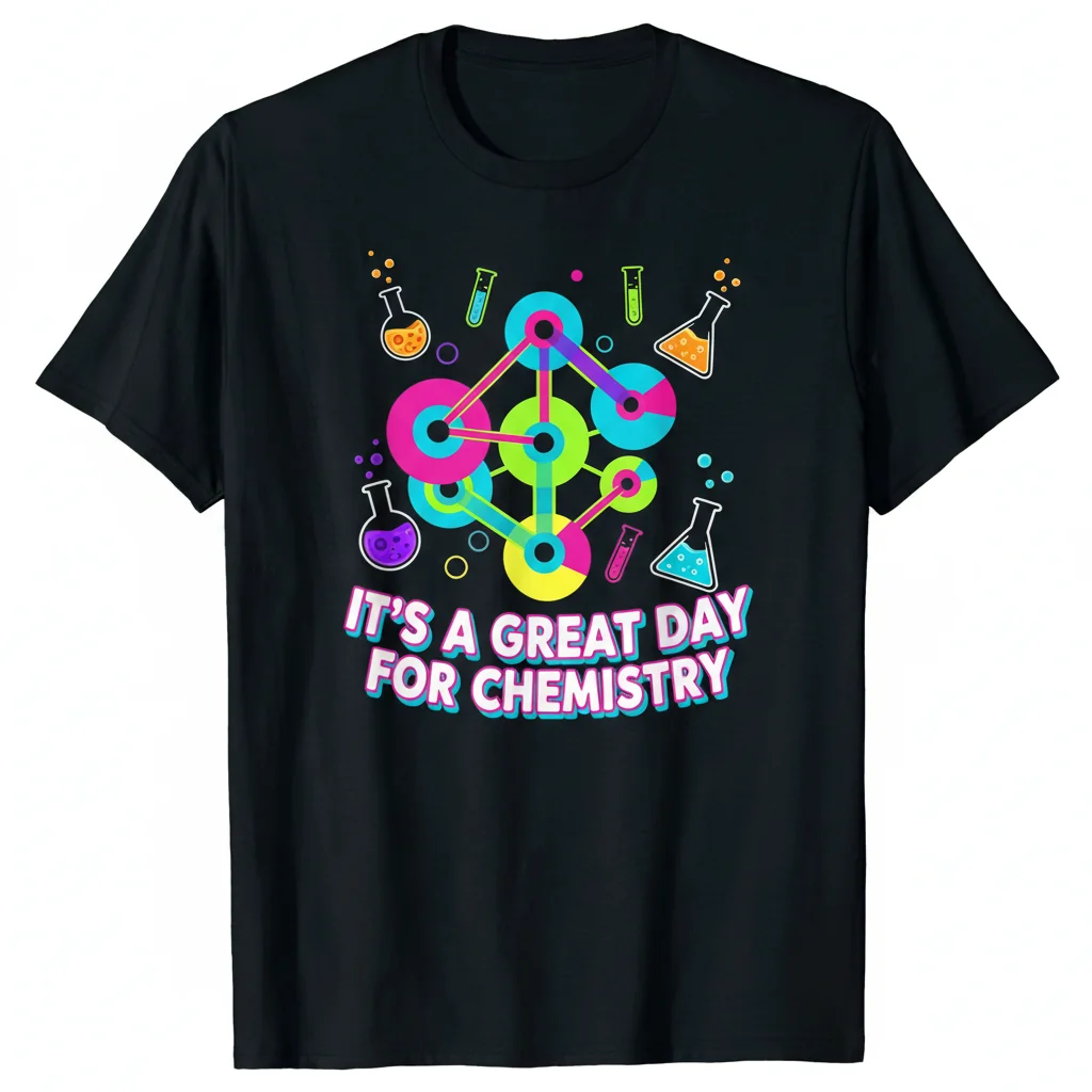 Chemistry Enthusiast's Durable & Vibrant "Great Day" Essential Tee