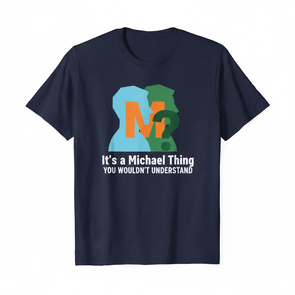 Durable & Stylish Michael Thing Essential T-Shirt - Perfect Fit, Fade-Resistant
