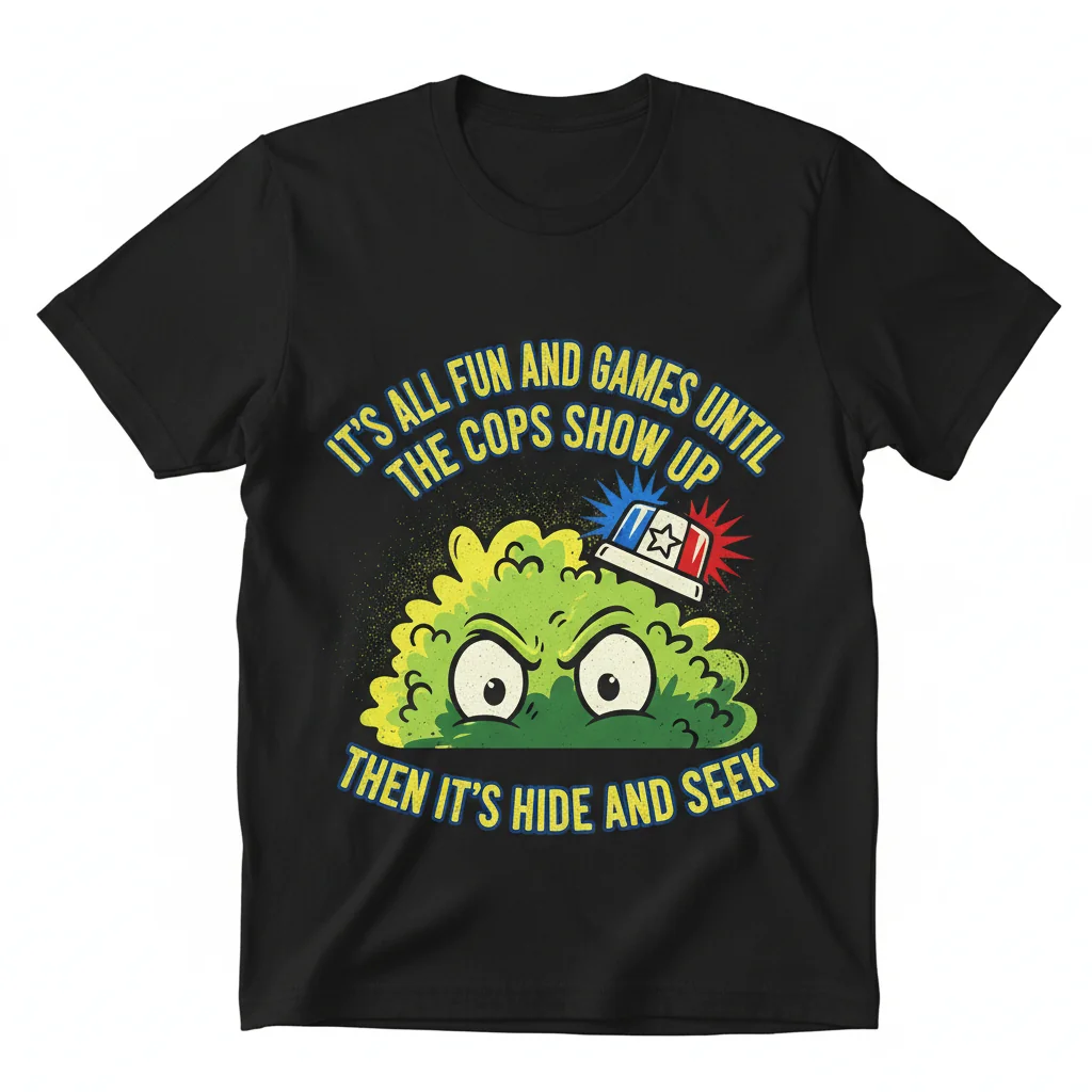 Fun & Games Cops Hide and Seek T-Shirt - Premium Essential Tee