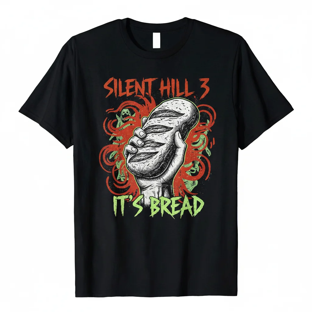 Silent Hill 3 'It's Bread' Meme Essential T-Shirt - Premium Cotton Gaming Apparel