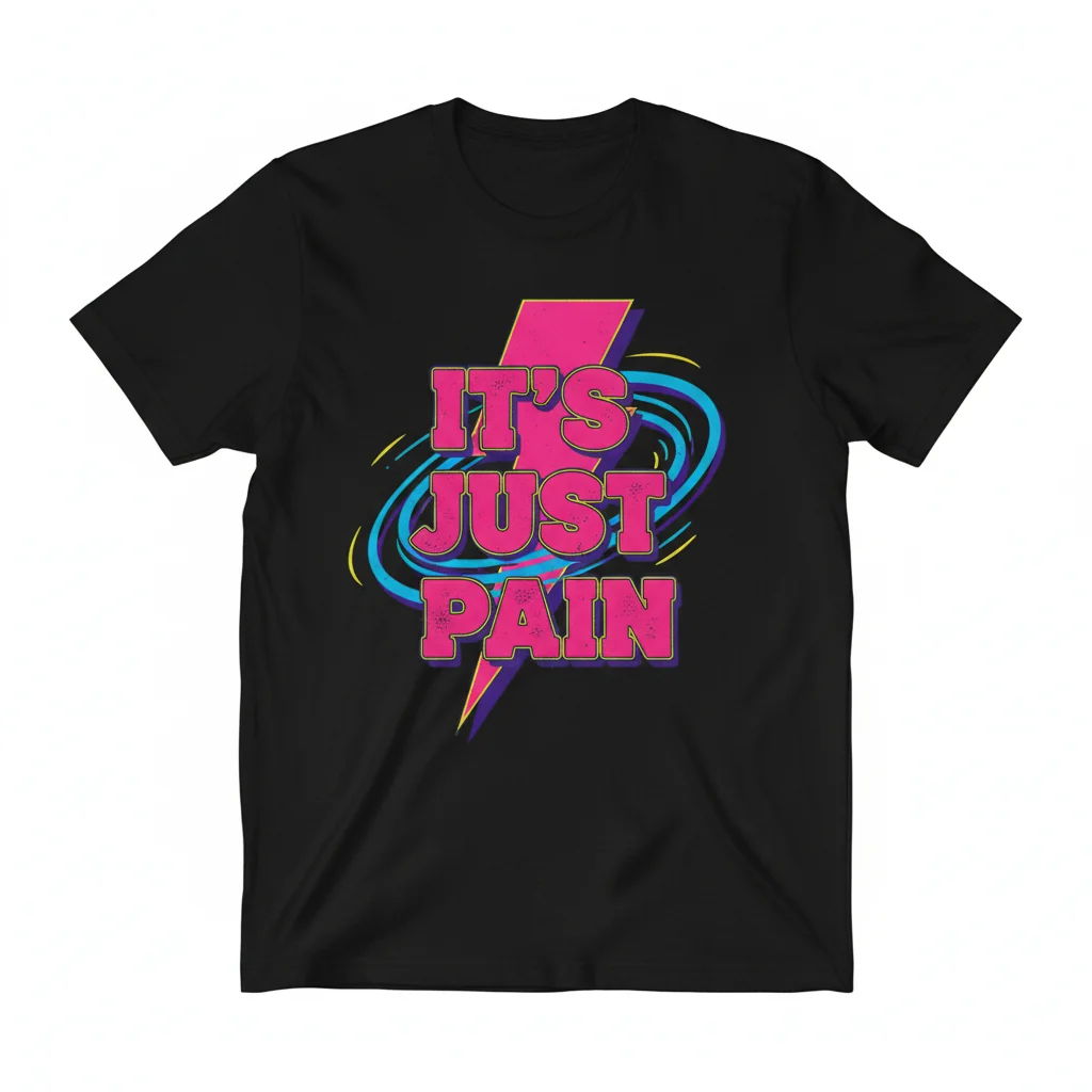 The 'It's Just Pain' Embroidered Canvas Hat