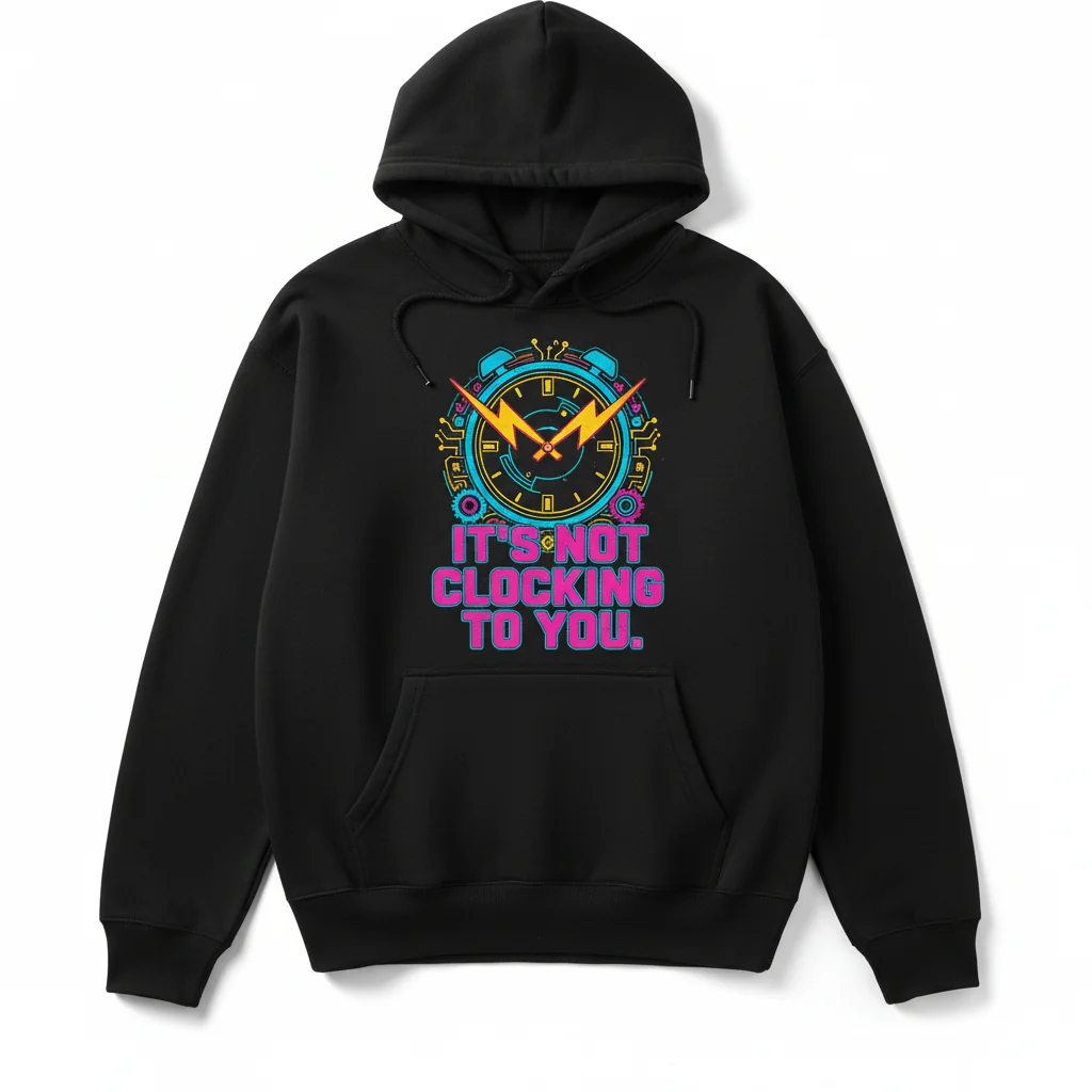 Clocking To You Hoodie - Elevate Your Street Style